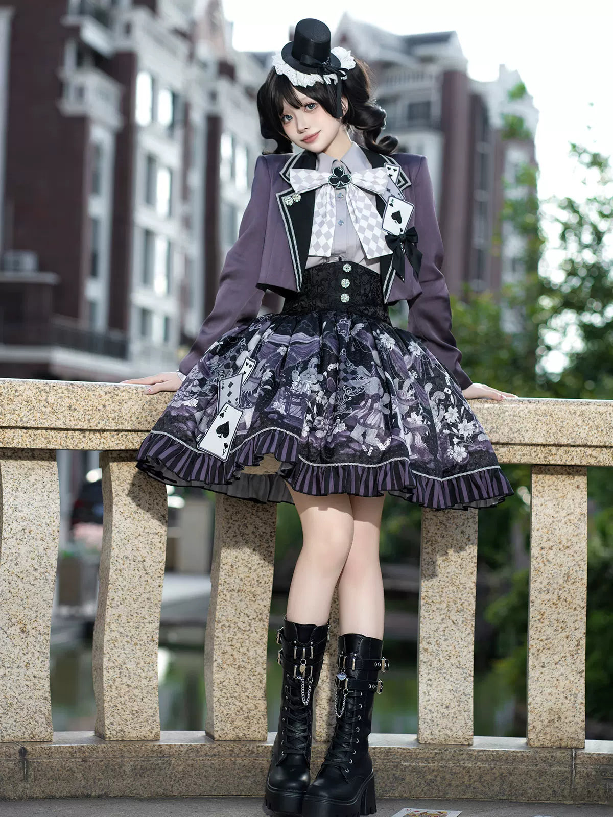 Magic Troupe - Gothic Lolita Outfit, Bunny Printed Skirt 44531:811896