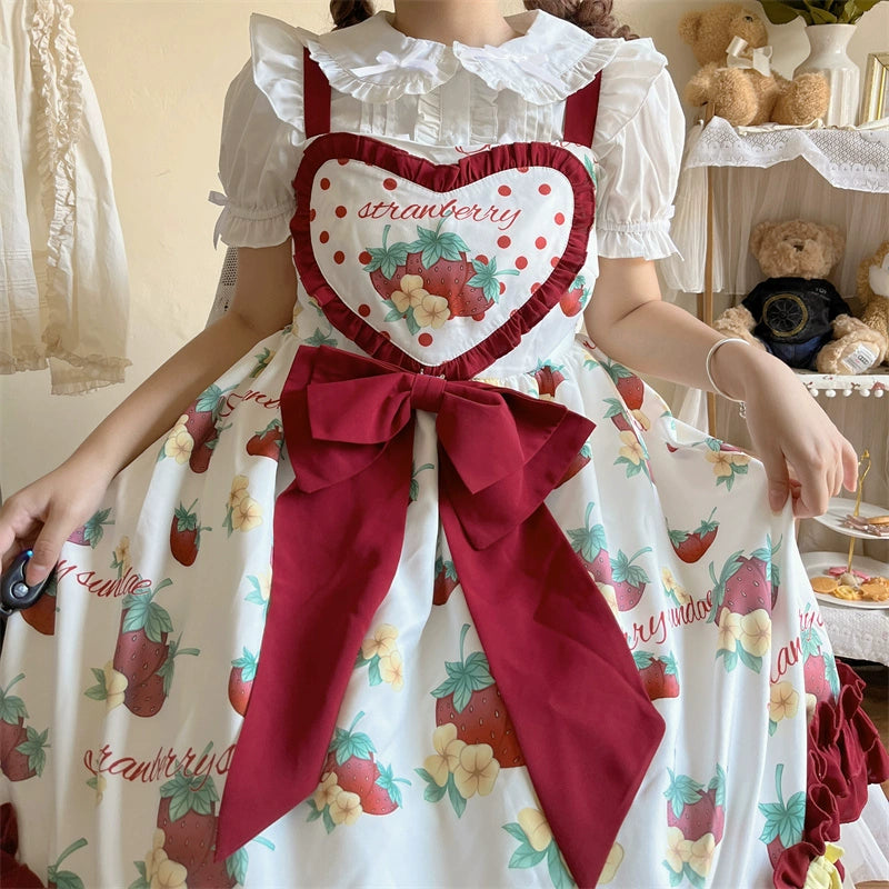 Sugar Girl~Sweet Lolita Blouse Bubble Sleeve Shirt   