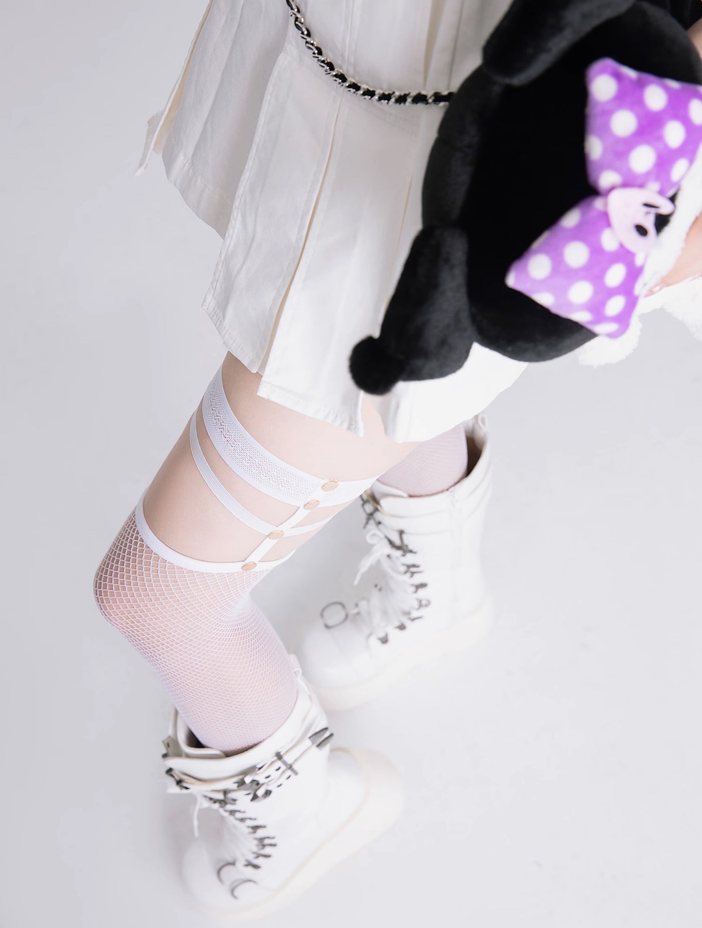 Arrive on the first floor~Punk Lolita Lace Stockings   