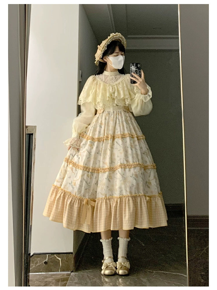 With PUJI~Love Poem~Classic Lolita Shawl 3-Color Versatile Spring Innerwear 34750:492242