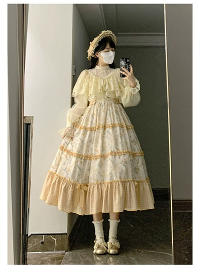 With PUJI~Love Poem~Classic Lolita Shawl 3-Color Versatile Spring Innerwear   