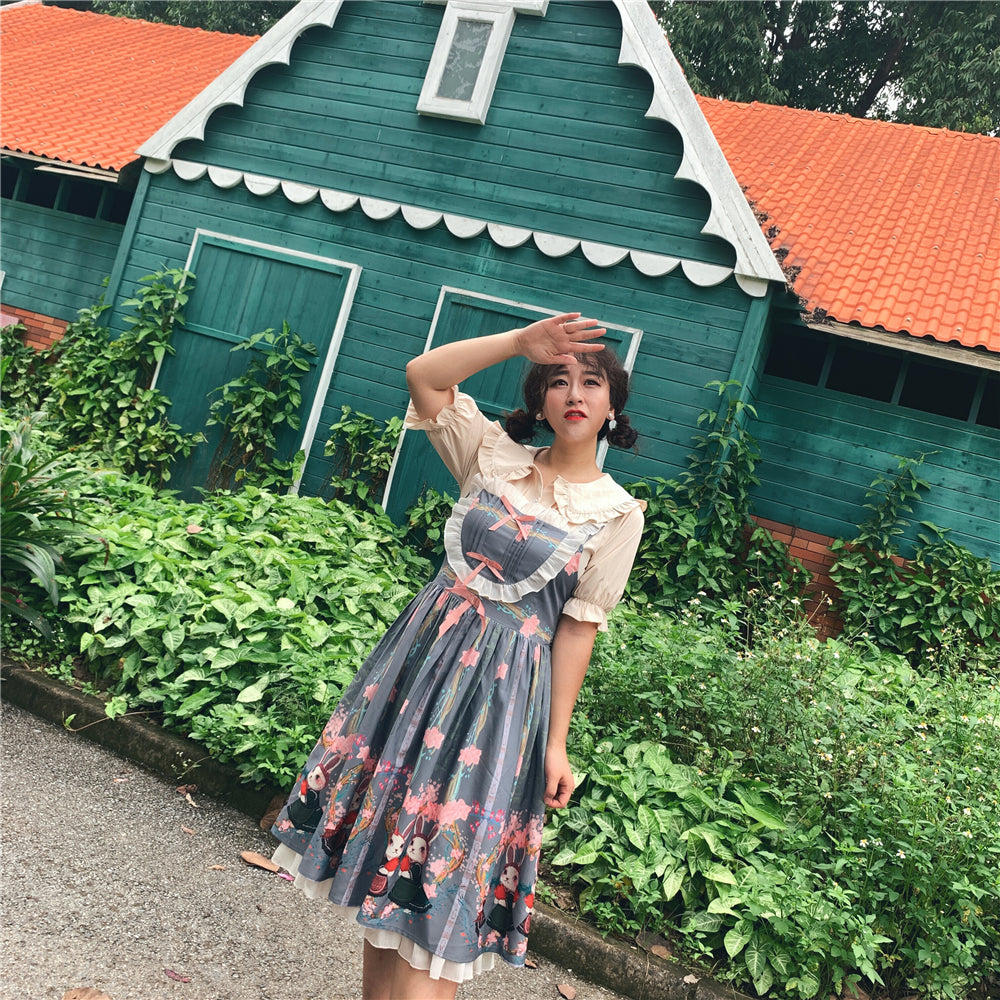 Niu Niu~Summer Plus Size Oversized Sweet Lolita shirt   