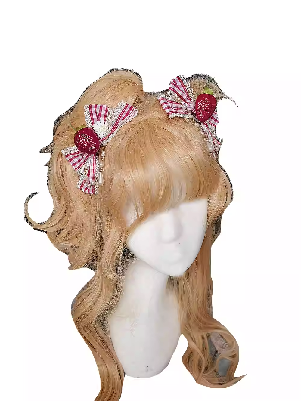 Strawberry Chef - Printed Old School Lolita Dress, Detachable Bows 44505:810363