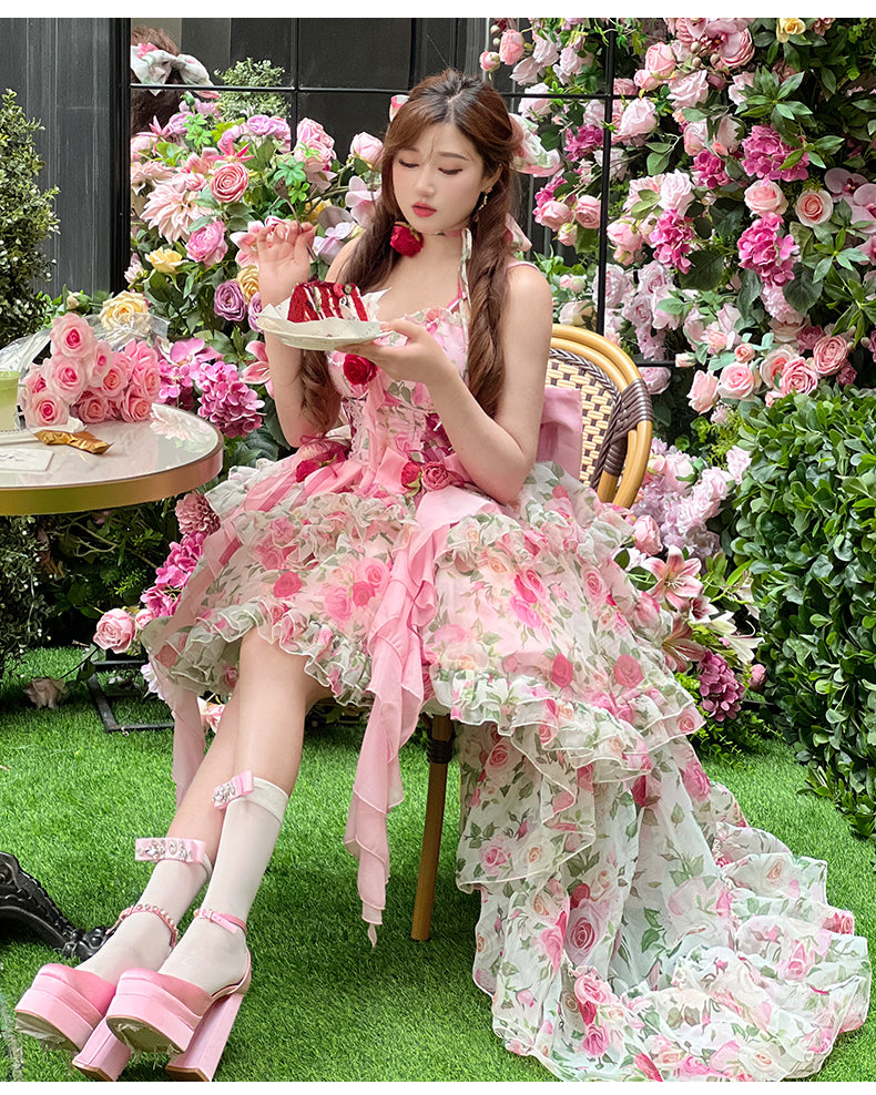 Diamond Honey South French Rose Lolita Dress-My Lolita Dress