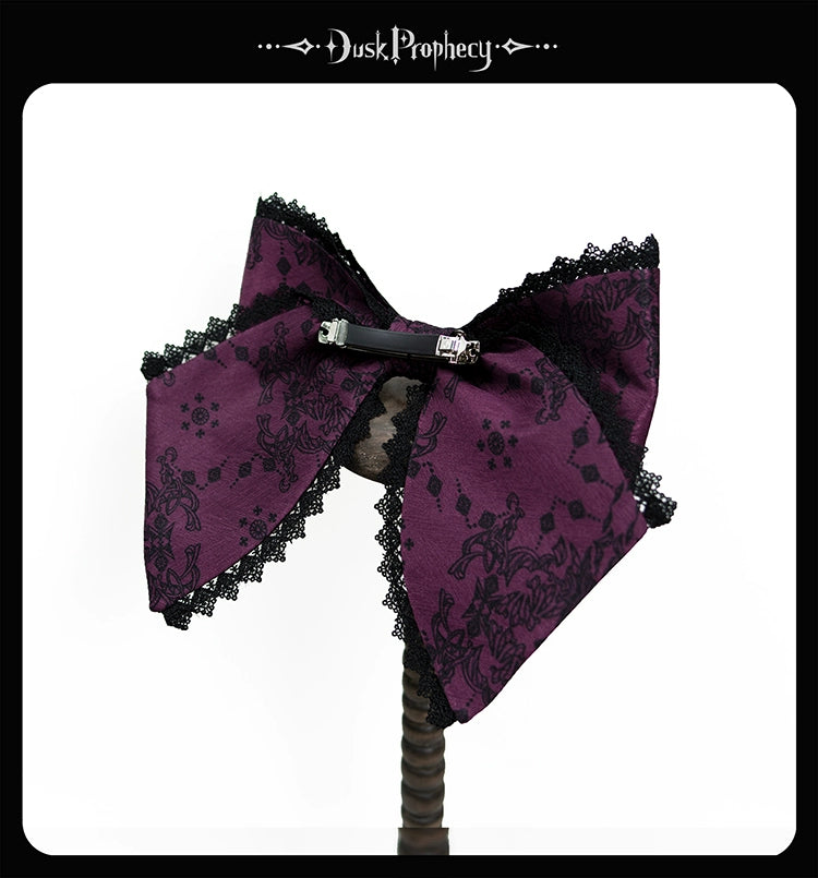 DuskProphecy - Coccyx - Elegant Lolita Hair Accessories Set Multicolors 34726:464832