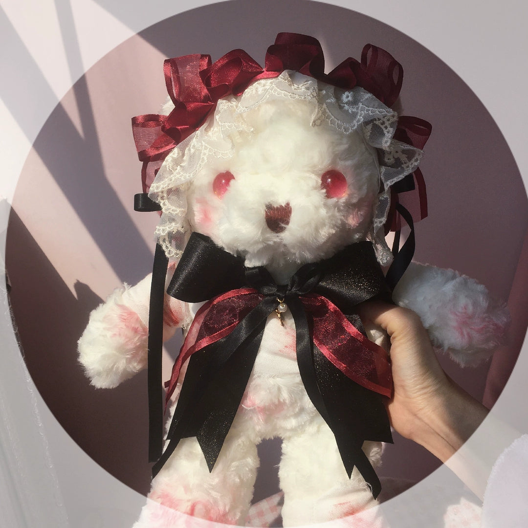 (BFM)Chestnut Lolita~Gothic Lolita Bag Dark Bloody Bear Bag   