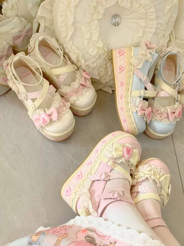 Aimee~Sweet Lolita Shoes High Platform Lolita Shoes 40994:683058