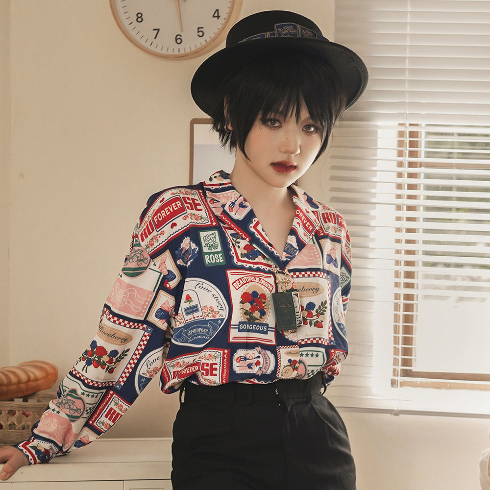 Miss Point - Berry Rose Lolita Accessories Collection KC Beret Necklace