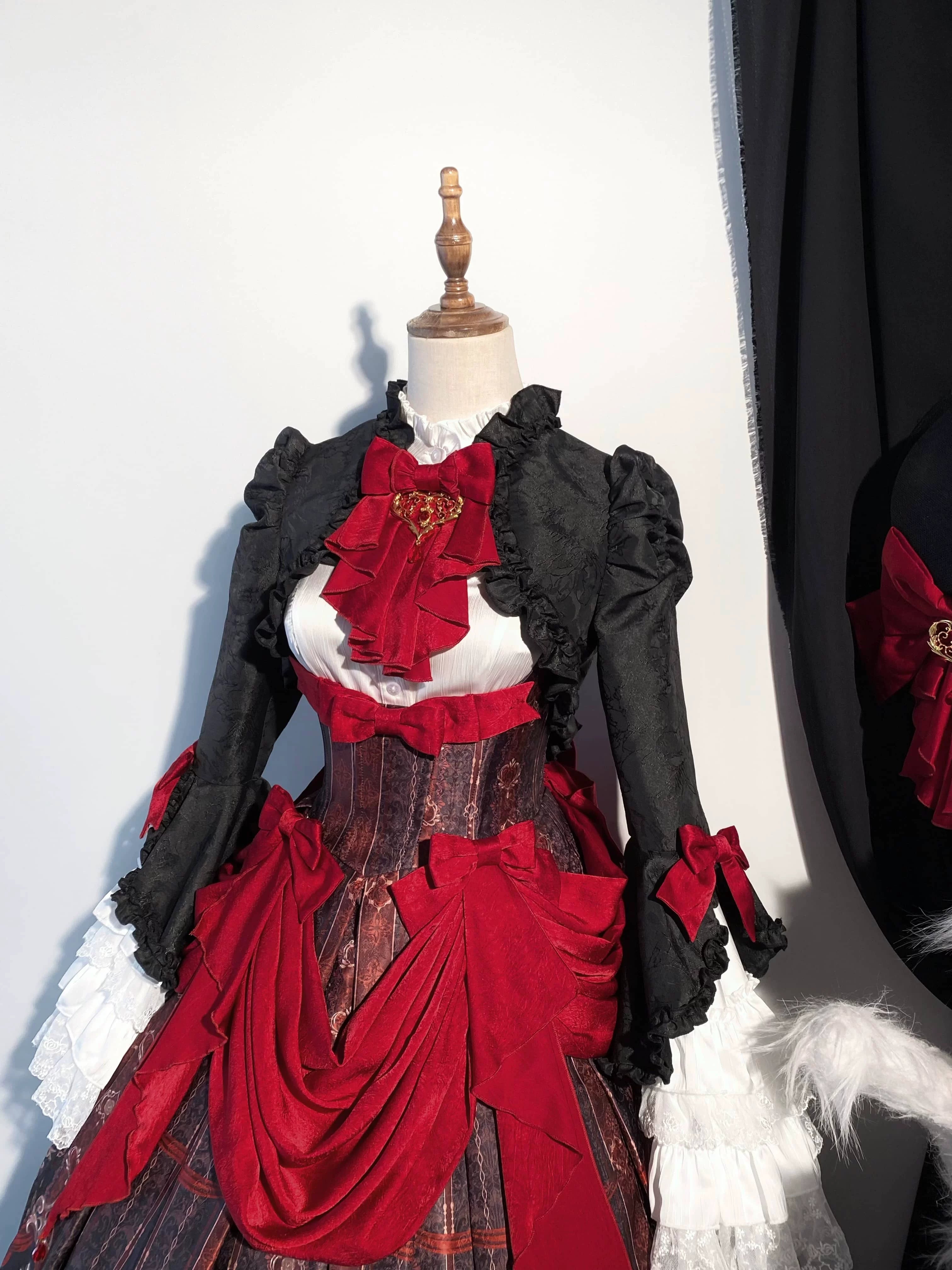 Perfume Bottle - Gothic Lolita Bust-support Printed JSK Dress Set 45738:860416