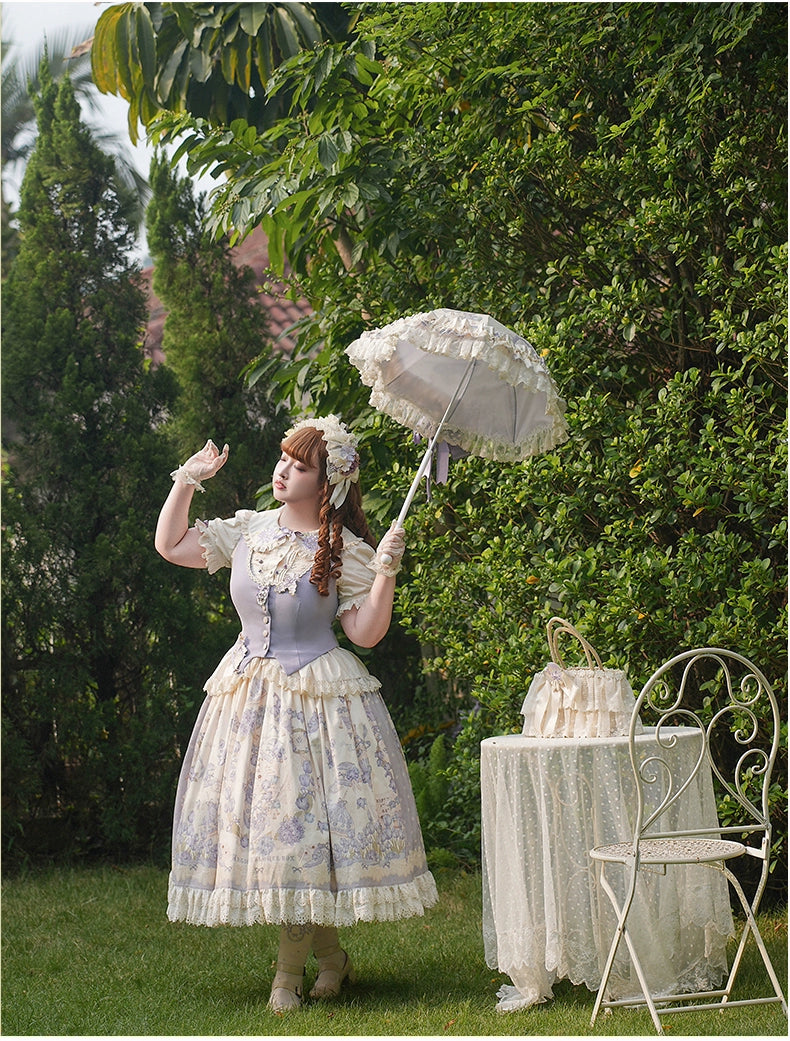 NanShengGe - Purple Memoirs - Plus Size Lolita Classic Dress Suit 43696:783298