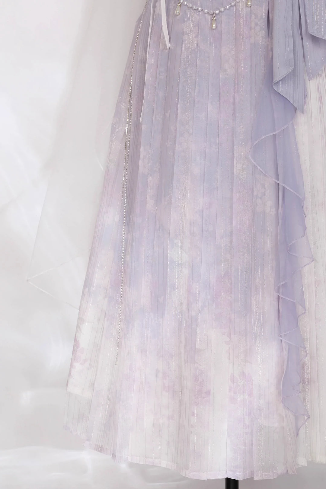 (BFM)Meow Studio~Han Lolita Dress Side Slit Purple JSK Dress   