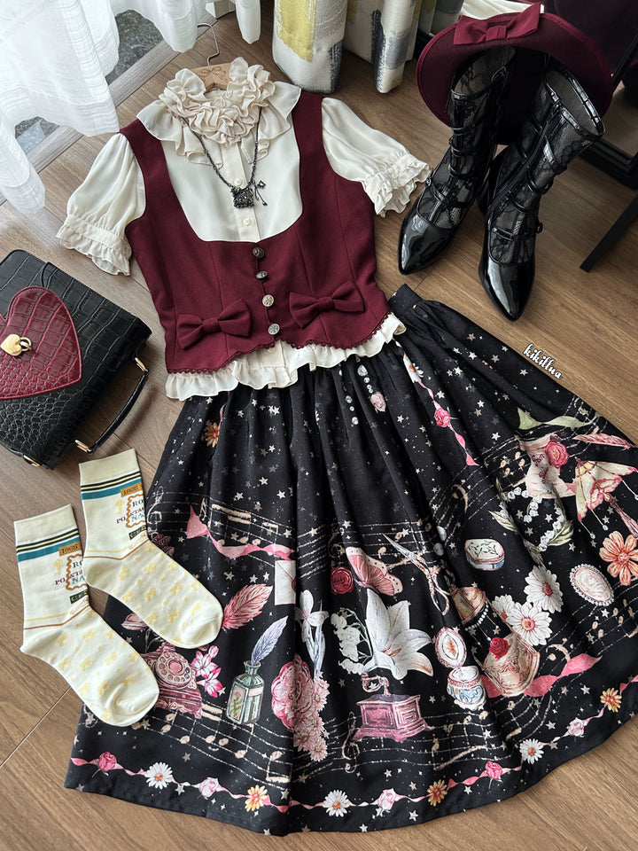 Yukines Box~Suyu Flower Sea~Elegant Lolita Dresses Floral Print JSK SK   