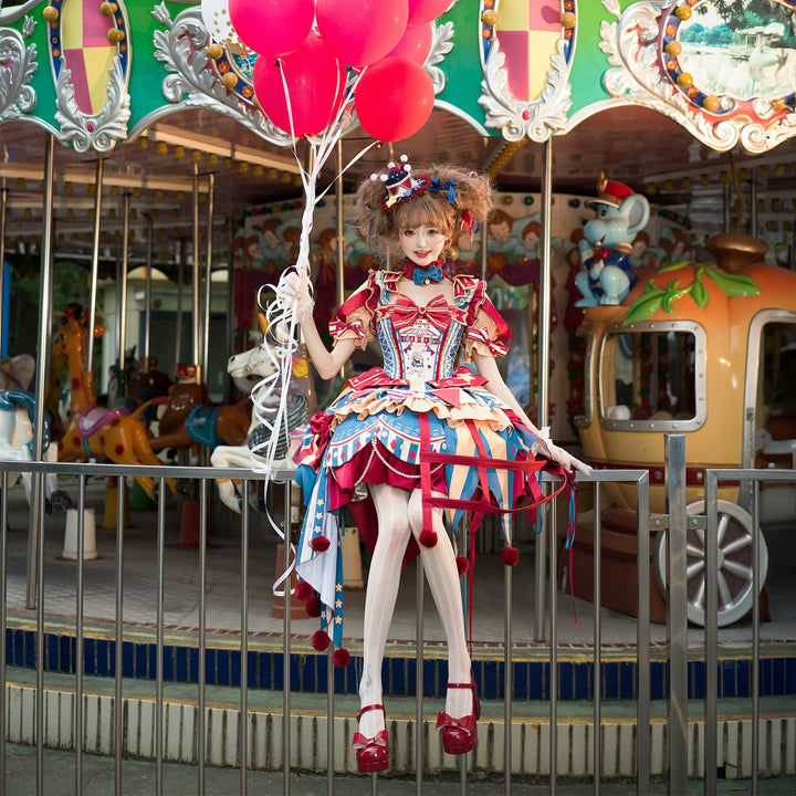 Half Sweet Lolita~Circus Fairy Tale Opener~Doll-Like Kawaii Lolita Dress 39170:614590