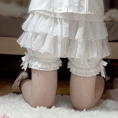 DMFS~Daily Lolita Bloomers Lace Cake Pants for Summer Wear   