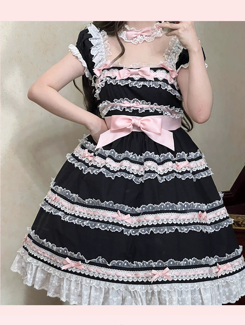 NanShengGe - Love Ice Cream - Sweet Lolita OP Dress Plus Size Multicolor