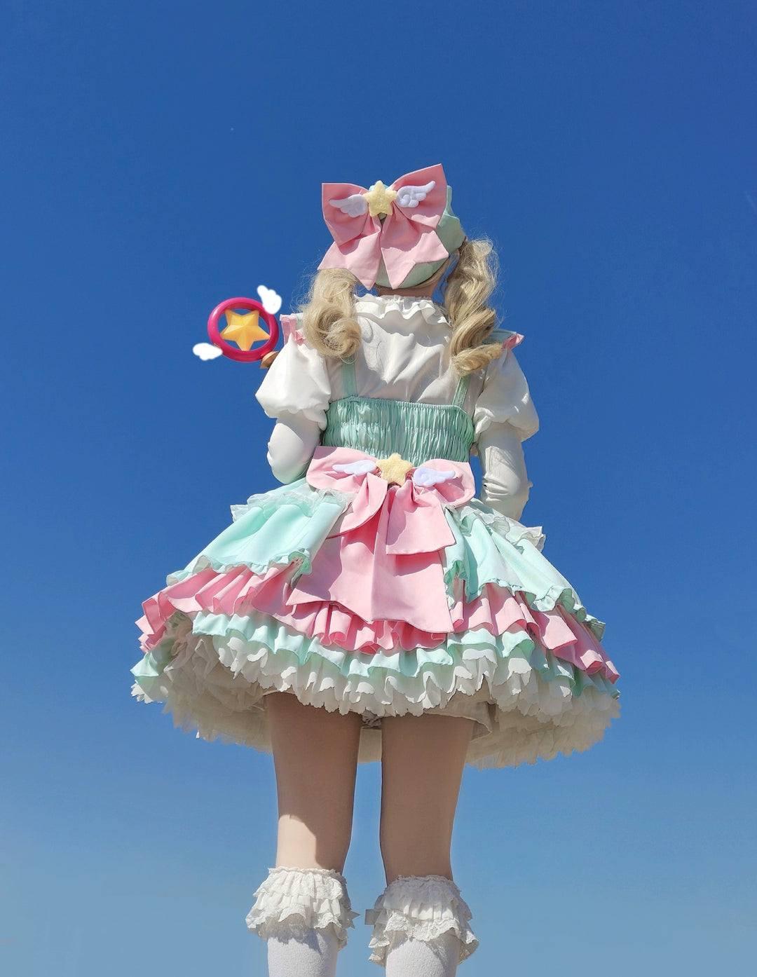 Sugar Girl~Little Star Wing~Sweet Lolita JSK Summer Lolita Dress   