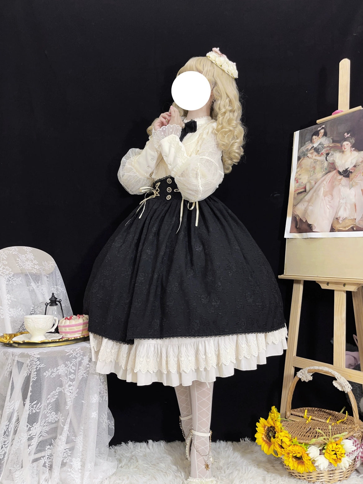 DMFS Lolita~Kawaii Lolita Shirt Winter Lolita Shirt   