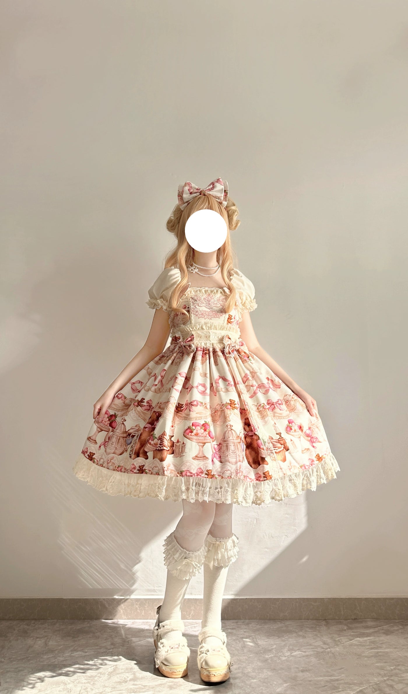 3 Puppets~Midsummer Fairy Tale~Sweet Lolita Jumper Dress Elegant OP   