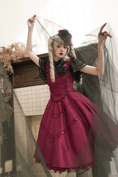 LittlePlum~Gothic lolita JSK Dress Solid Color 33734:436112