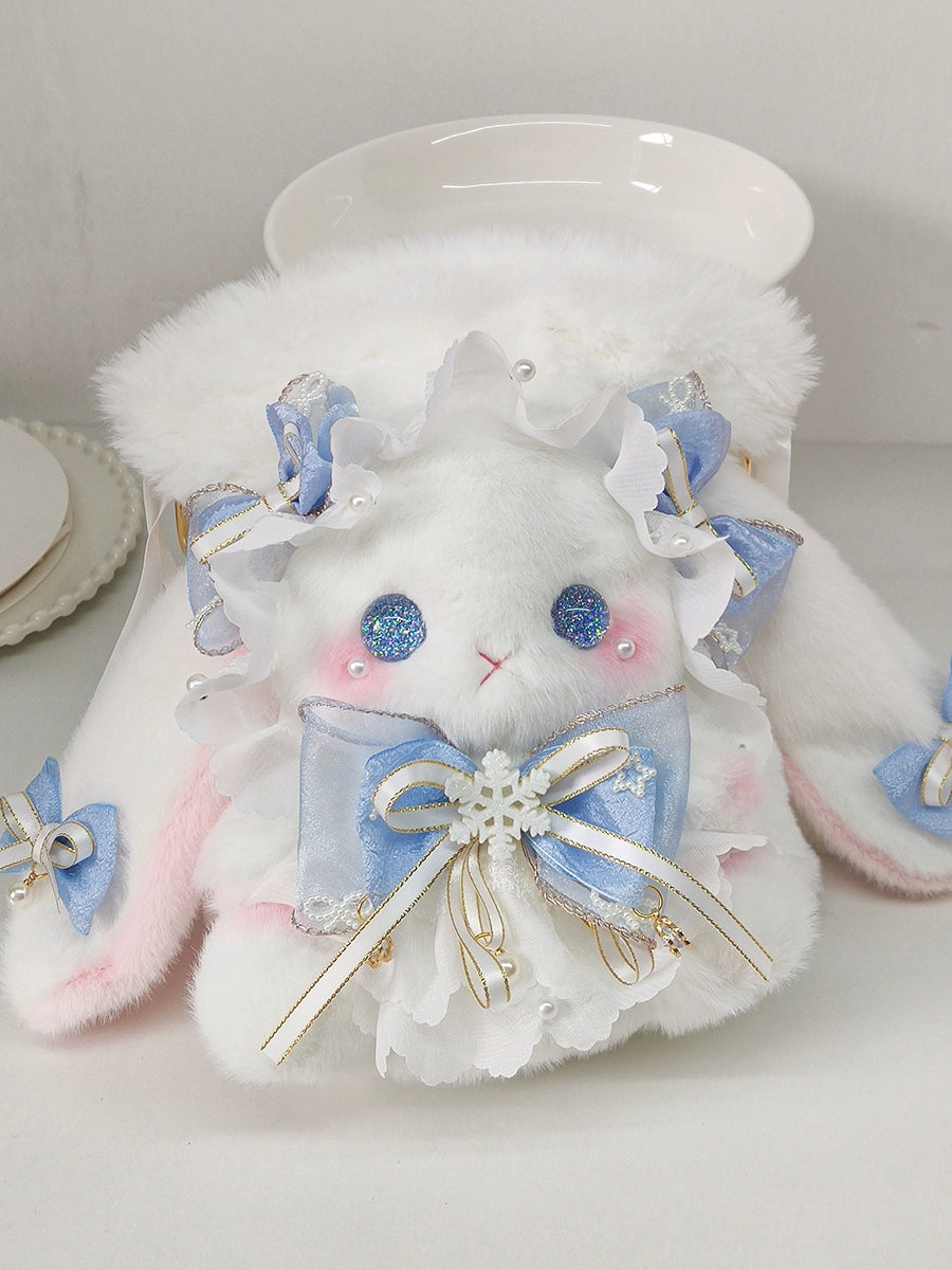 Bear Star - Kawaii Lolita Bag Handmade Bunny Crossbody Shoulders Bags Blue-crossbody