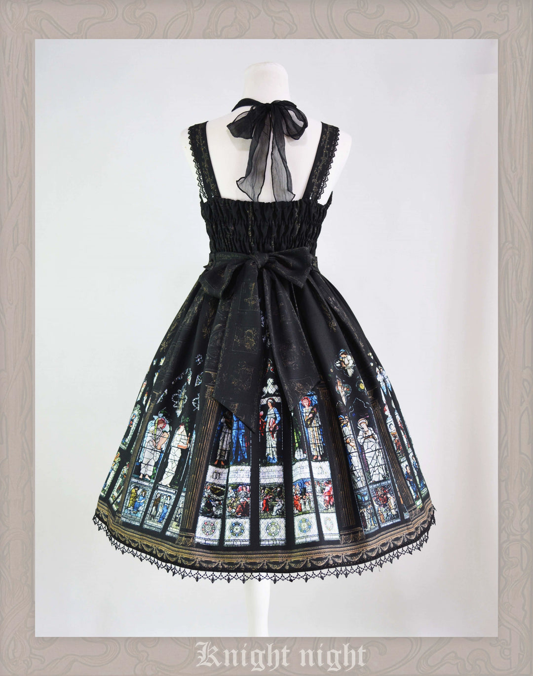 Knight Night~The Saint Priest~Vintage Lolita JSK Dress Halter Neckline   