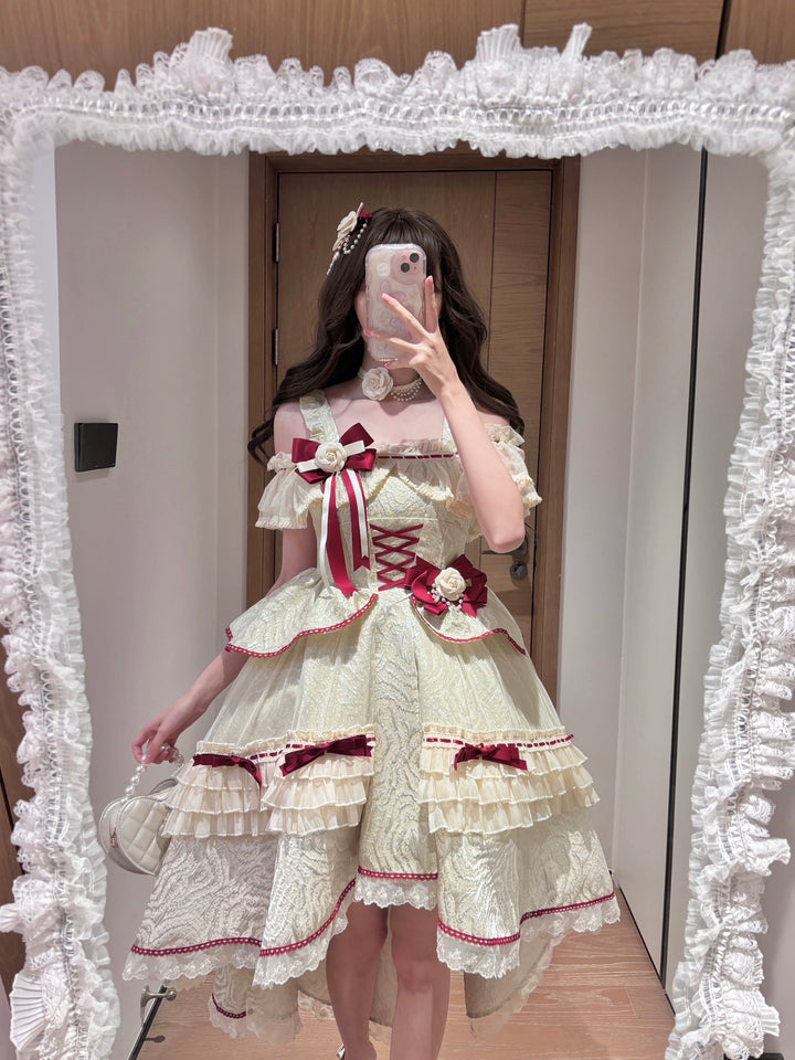 Immersive Original~Wealthy Heiress~Elegant Lolita Dress Princess Birthday Dress   