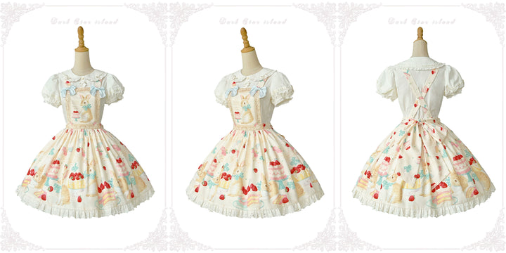 Dark Star Island~Honey Bunny Cake~Sweet Lolita JSK/OP/Strap SK/Shirt 39864:638972