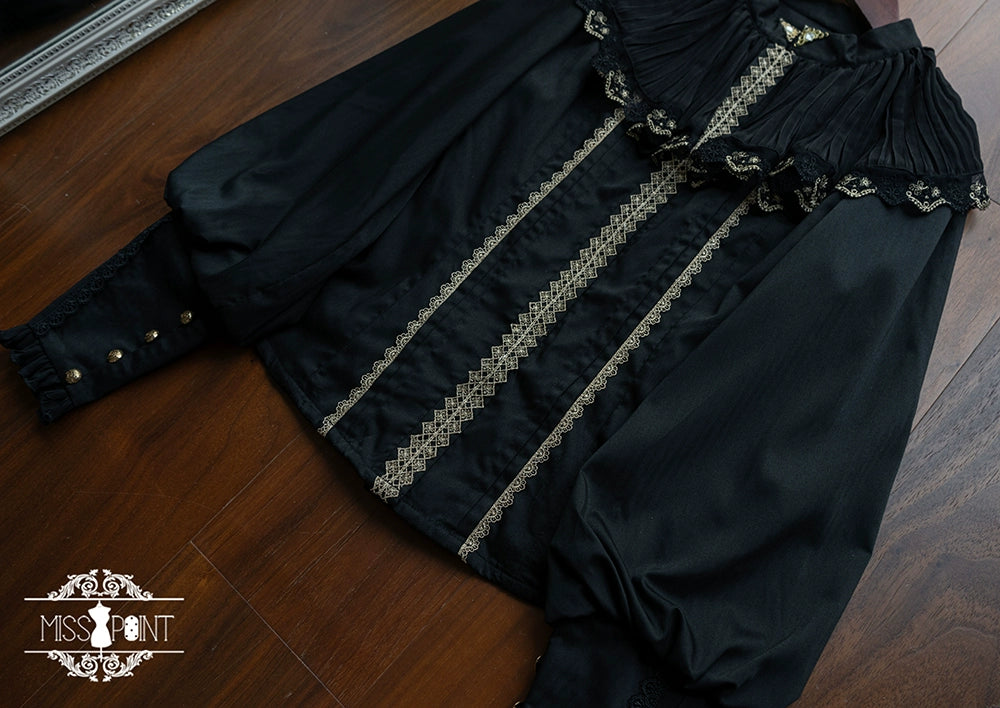 Miss Point - Demon Hunting Notes - Elegant Lolita Blouse Ruffled Collar