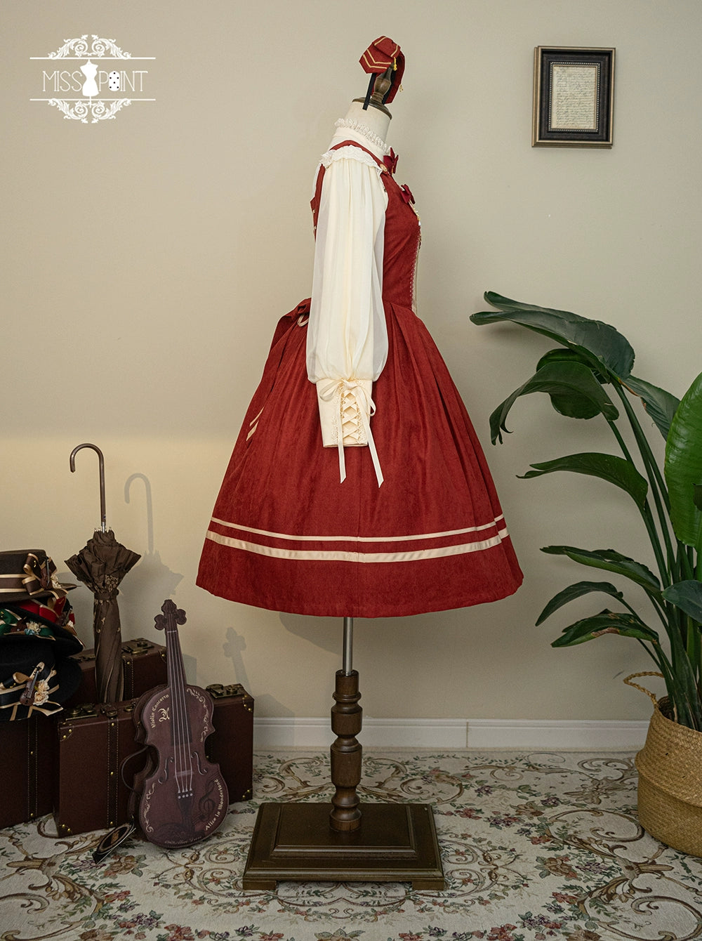 (BFM)Miss Point~Customized Lolita Jumper Dress~Elegant College Lolita JSK 32198:377342