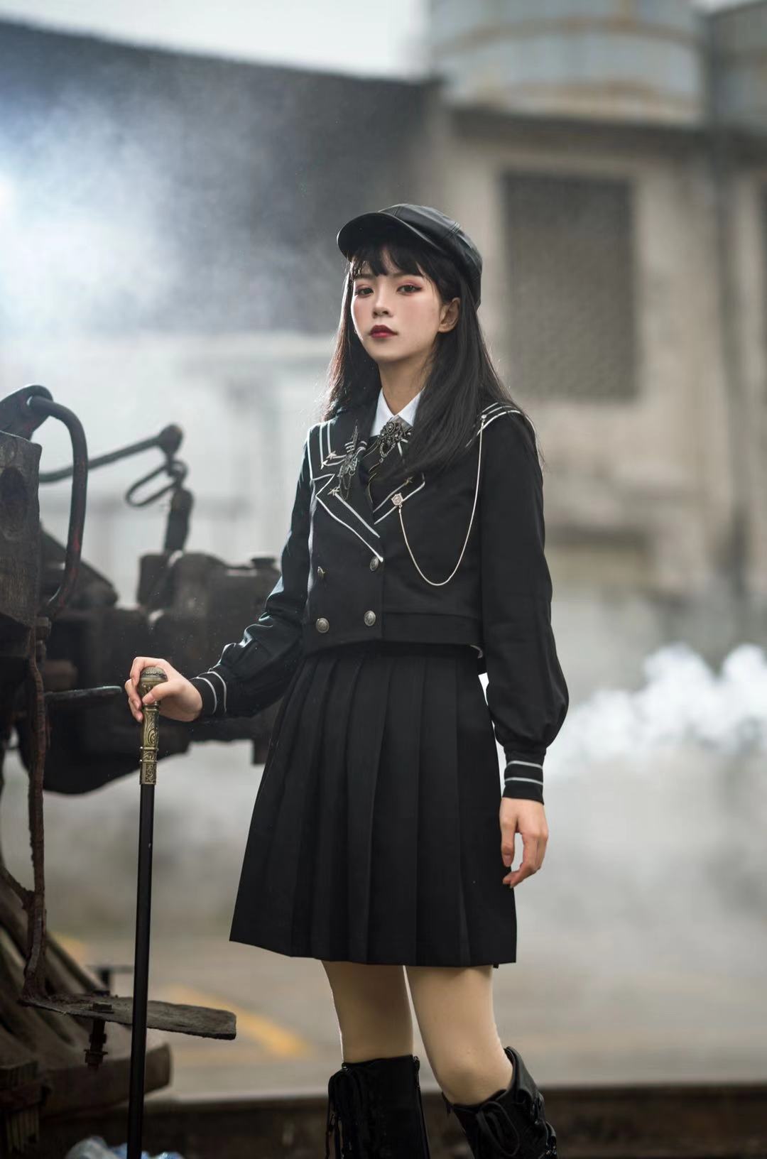 YourHighness~Ouji Lolita Black Coat   