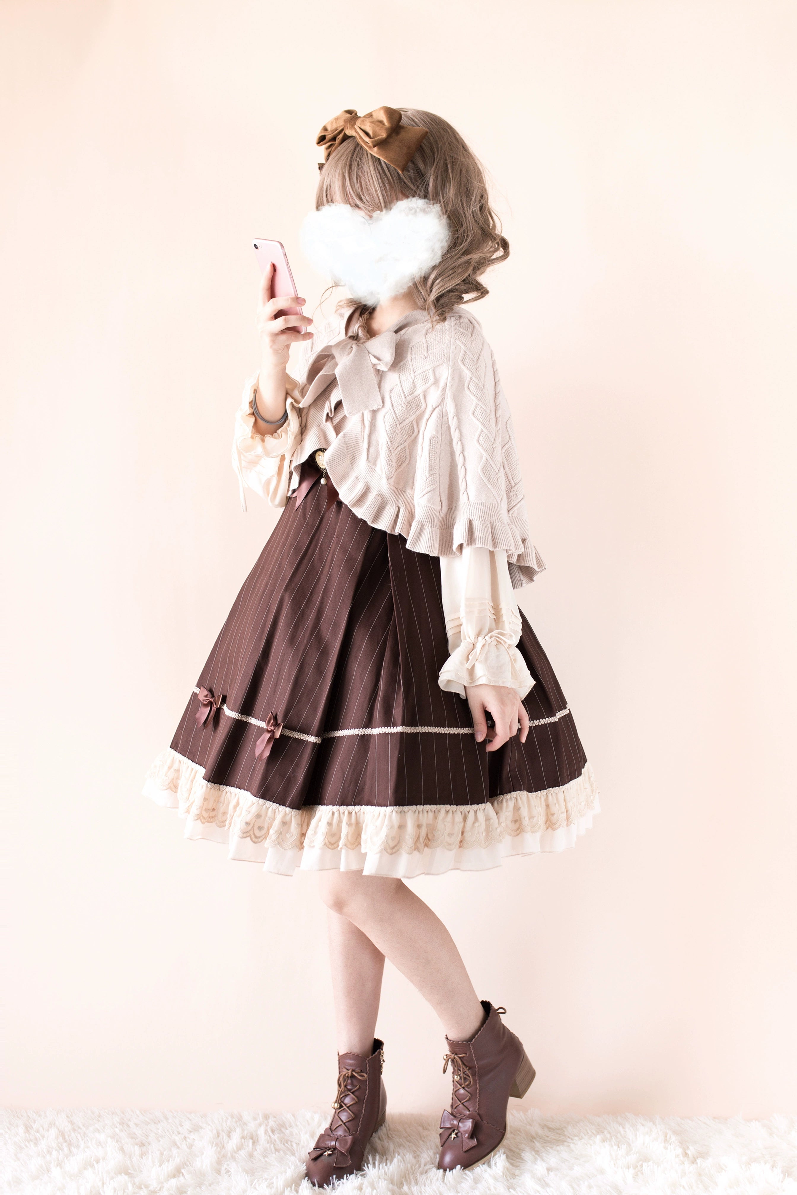 Sara Bell~Little Red Riding Hood~Sweet Lolita Thick Chirstmas Cloak 22398:318904