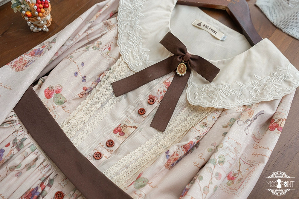 (Buyforme)Miss Point~Forest Lolita Lantern Sleeve OP Casual Dress 29482:341840