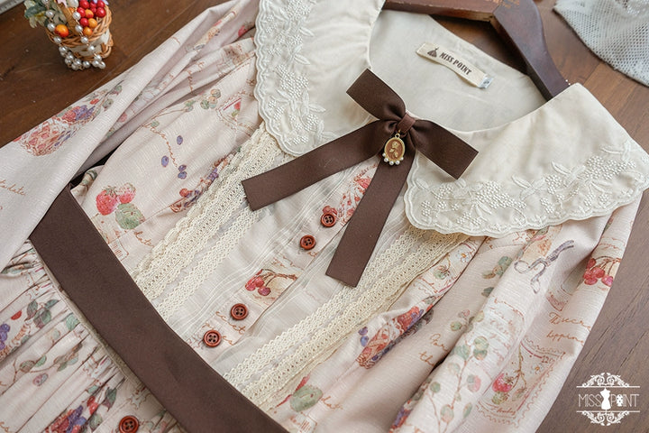 (Buyforme)Miss Point~Forest Lolita Lantern Sleeve OP Casual Dress 29482:341840