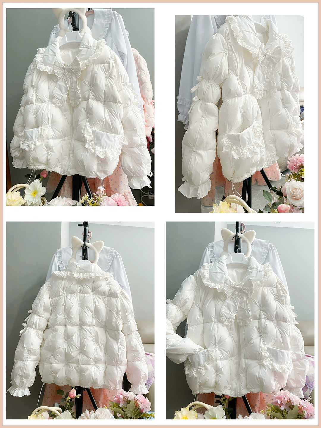 Happy Custom~Daily Lolita Down Coat Custom Sizes and Clolors