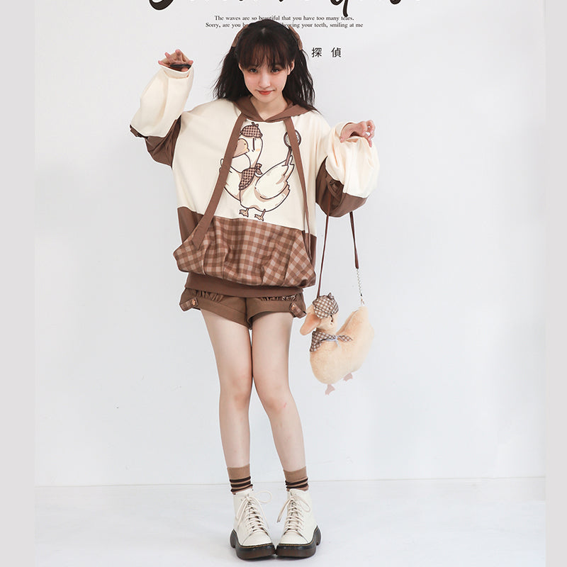 Steamed Stuffed Pig~Famous Detective Goose~Kawaii Lolita Bag and Hat