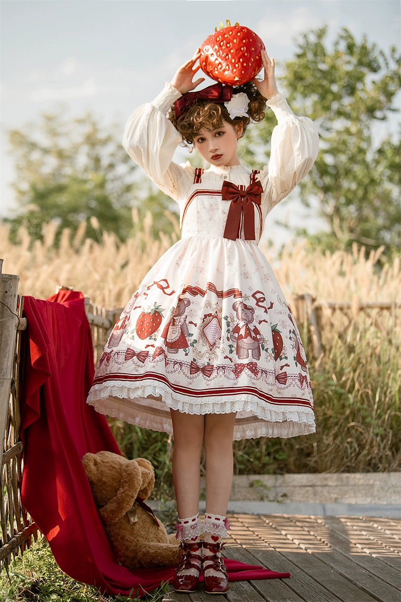 Your Princess - Winter Gift - Kawaii Lolita JSK and Coat Set