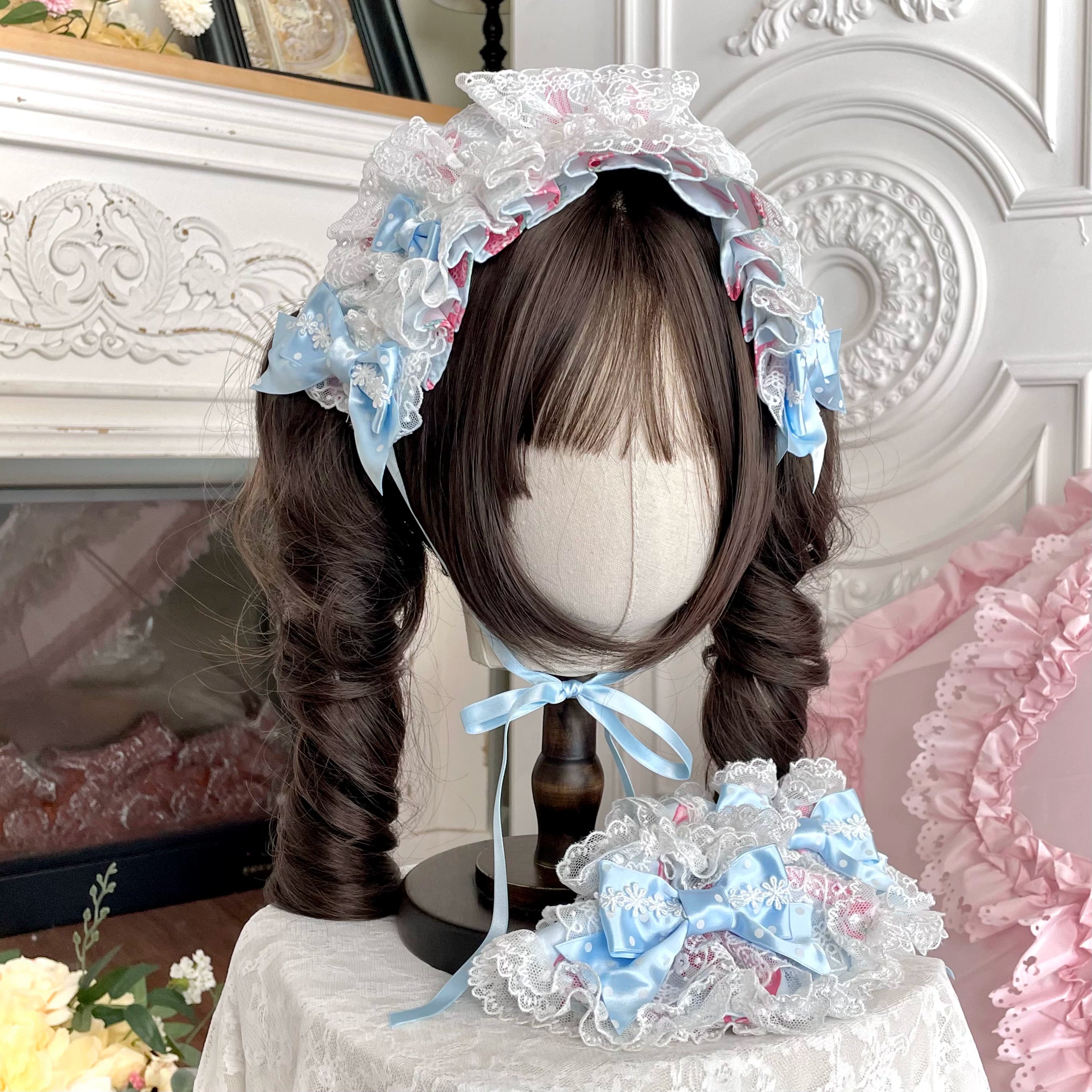 Deer Strawberry Garden - Old School Lolita Deer & Strawberry Printed JSK Dress 45681:860546