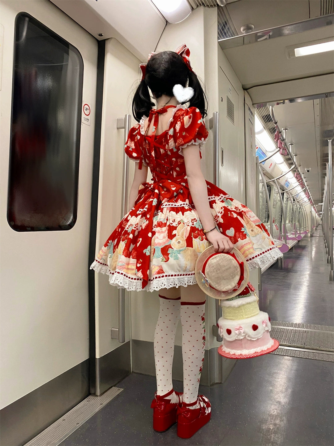 Dark Star Island~Honey Bunny Cake~Sweet Lolita JSK/OP/Strap SK/Shirt 39864:638834