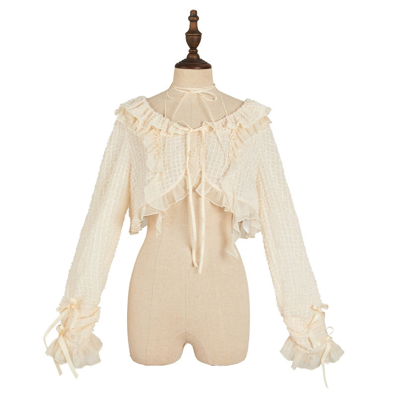 Nuit De Cellophane~A Thousand Moonfalls~Elegant Lolita JSK Dress Thin Cardigan (L M S XL XS) 38166:581802