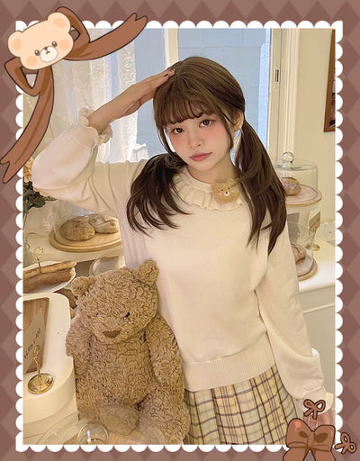 (BFM)HardCandy~Plus Size Lolita Long Sleeve Sweater Daily Lolita Knitwear   