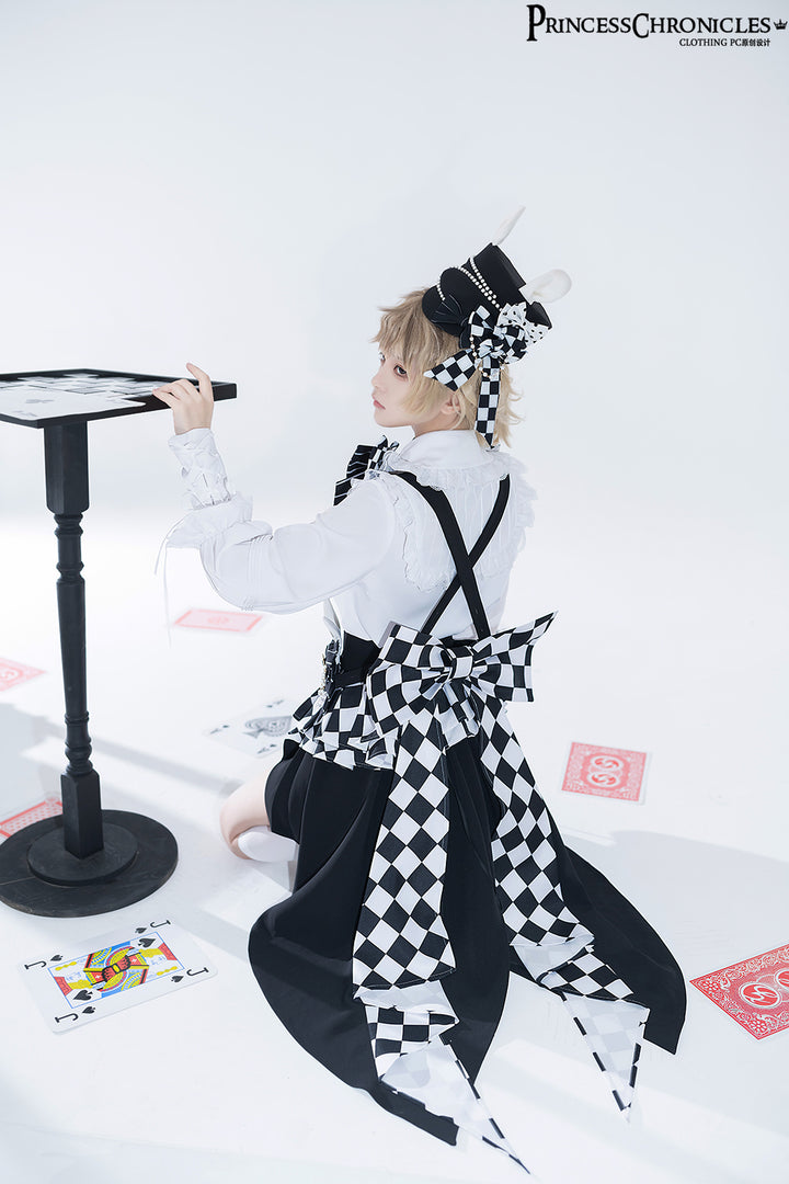 (Buyforme)Princess Chronicles~Rabbit Theater Chessboard Lolita Prince Set   