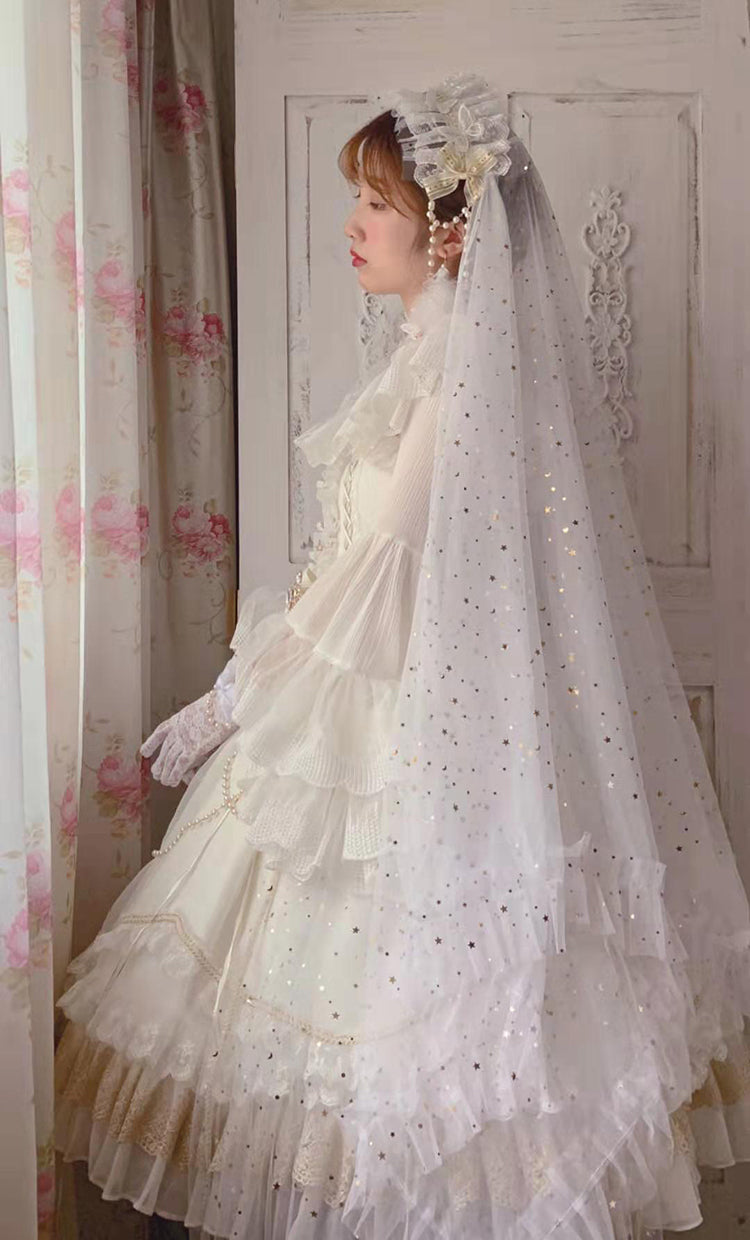 (Buyforme)Fairy Tales~Fate Quartet Bridal Lolita Gothic JSK Dress
