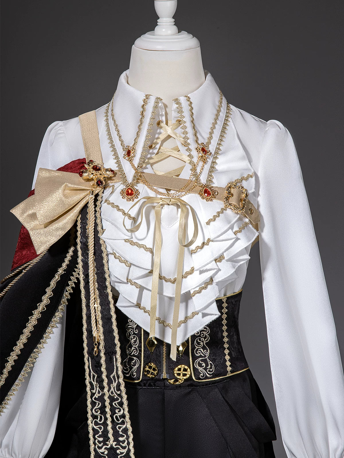 Oath Knight - Ouji Lolita Knight Prince Top & Pants Set 45898:867368