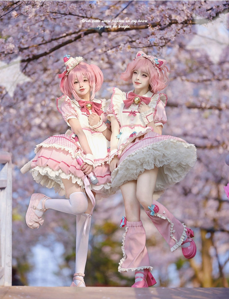 Sakurahime~Berry Bubble~Cute Lolita OP Dress Two Kawaii Styles   