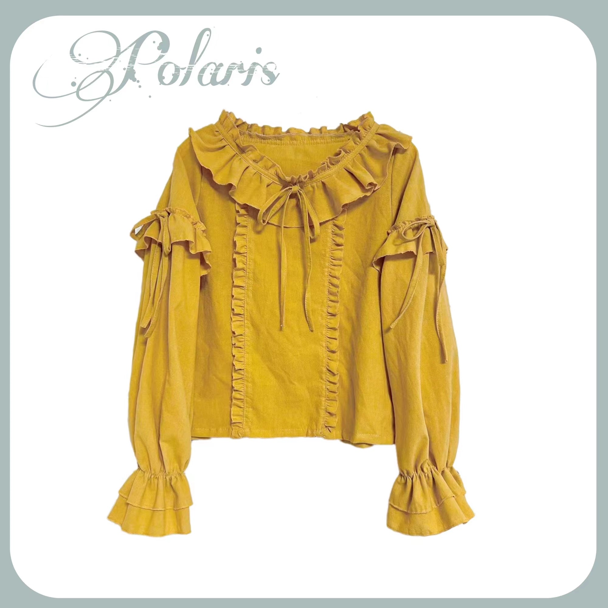 Polaris Lolita - Cat and Sunflower - Sweet Lolita JSK Cat and Sunflower Print Dress and Headdress Set (L M S XL) 36738:526370