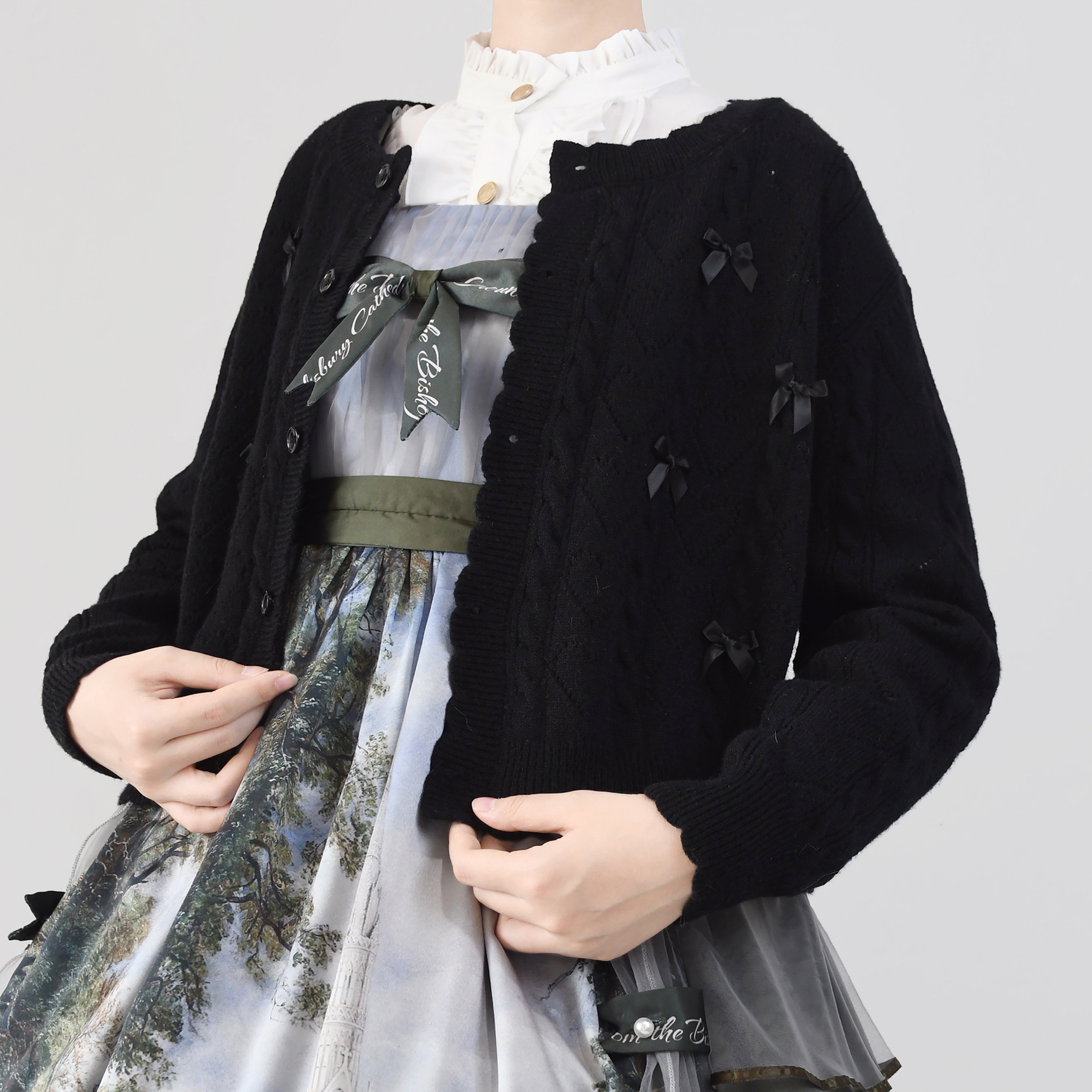 (BuyForMe) MIST~Hollow Out Long Sleeve Lolita Cardigan Multicolors