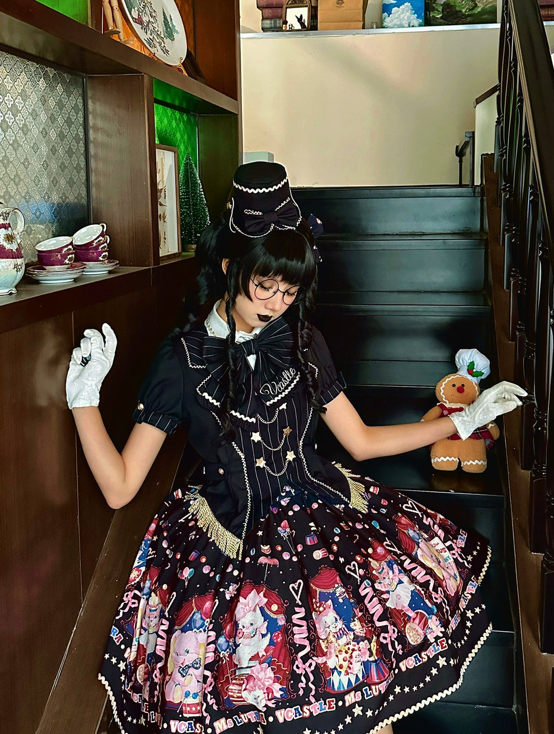 Vcastle~Circus~IP Collab Sweet Lolita Suit and Shirt