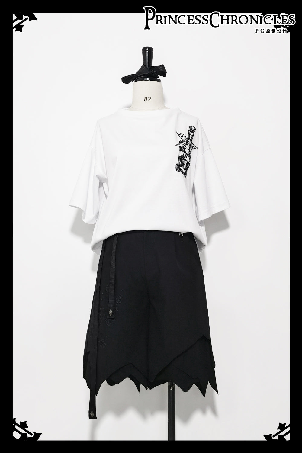 Princess Chronicles~Ouji Lolita White Short Sleeve Shirt   