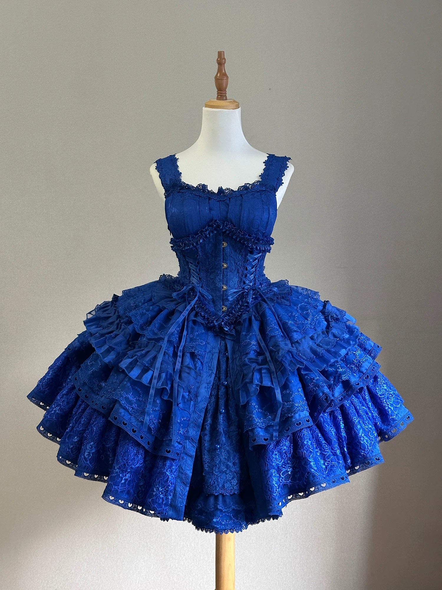 Caliburn - Gothic Lolita JSK Dress, Bolero Set with Detachable Sleeves