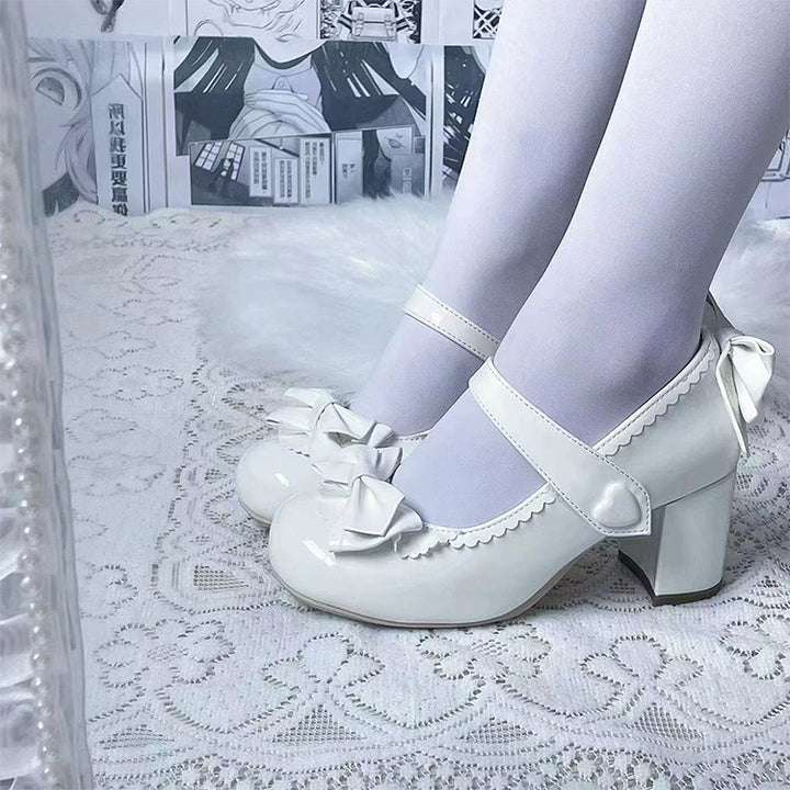 Fairy Godmother~Elegant Lolita Heels Shoes Mary Jane Shoes   